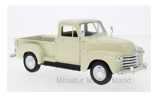 Welly WEL22087-CREAM Chevrolet 3100 Pick Up - beige - Vorbestellung 1:24