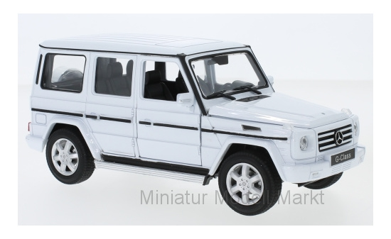 Welly WEL24012WHITE Mercedes G-Klasse - weiss 1:24