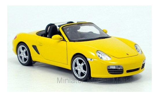 Welly WEL22479yellow Porsche Boxster S - gelb - Vorbestellung 1:24