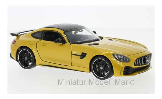 Welly WEL24081YELLOW Mercedes AMG GT R - gelb (Metallic) 1:24