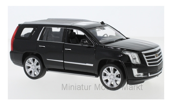 Welly WEL24084BLACK Cadillac Escalade - schwarz - Vorbestellung 1:24