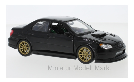 Welly WEL22487NS-Black Subaru Impreza WRX STI - schwarz - Vorbestellung 1:24