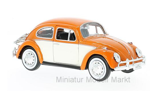 Motormax MOM79558ORANGE VW Käfer - orange , beige 1:24