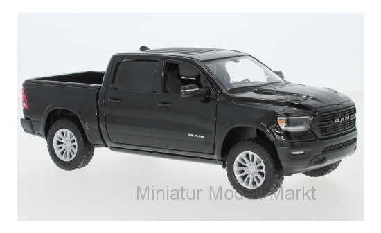 Motormax MOM79357BLACK Dodge RAM 1500 Crew Cab Laramie - schwarz - Vorbestellung 1:24