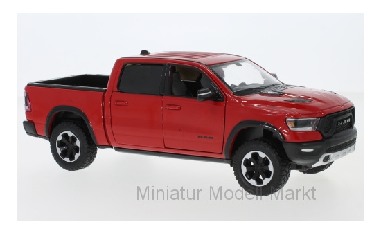 Motormax MOM79358RED Dodge RAM 1500 Crew Cab Rebel - rot - Vorbestellung 1:24