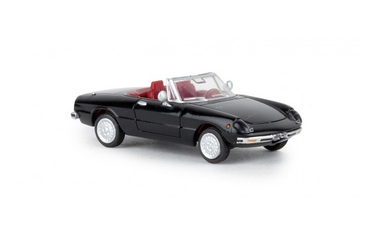 Brekina BRE29606 Alfa Romeo Spider - schwarz 1:87