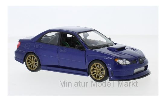 Welly WEL22487NS-BLUE Subaru Impreza WRX STI - blau - Vorbestellung 1:24