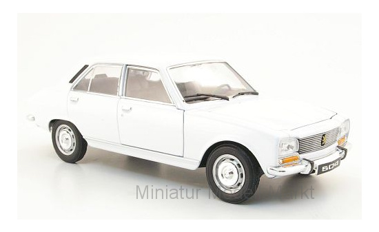 Welly WEL24001we Peugeot 504, weiss - Vorbestellung 1:24