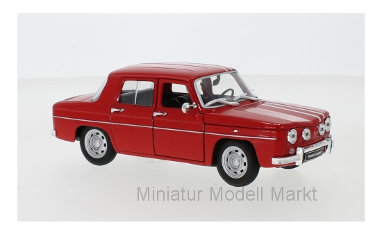 Welly WEL24015red Renault R8 Gordini - rot , weiss - Vorbestellung 1:24