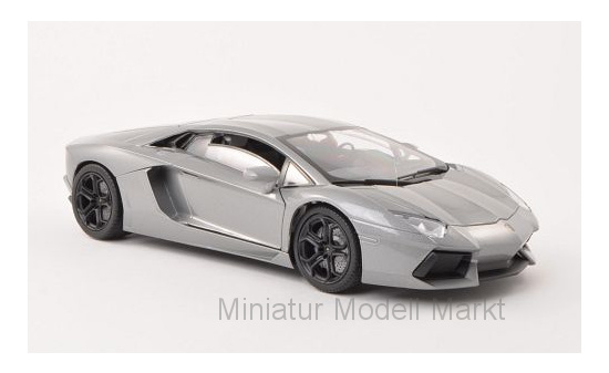 Motormax MOM79154GREY Lamborghini Aventador LP 700-4 - grau - Vorbestellung 1:18