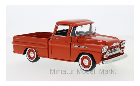 Motormax MOM79311ORANGE Chevrolet Apache Fleetside Pick Up - dunkelorange - Vorbestellung 1:24