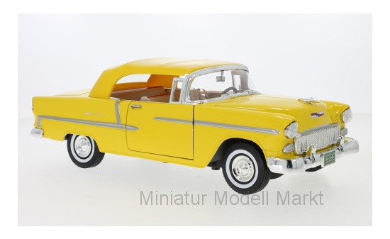 Motormax MOM73184YELLOW Chevrolet Bel Air Convertible - gelb - Vorbestellung 1:18