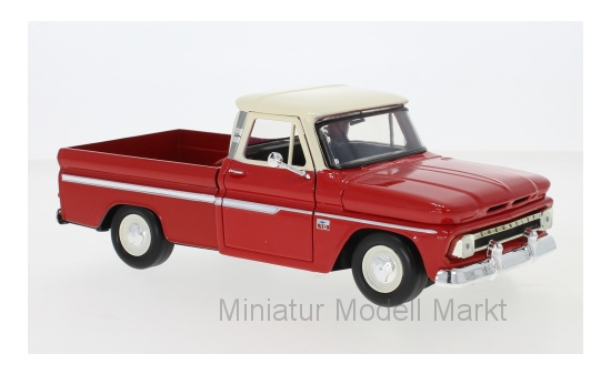 Motormax MOM73355Red Chevrolet C10 Fleetside Pick Up - rot , hellbeige - Vorbestellung 1:24