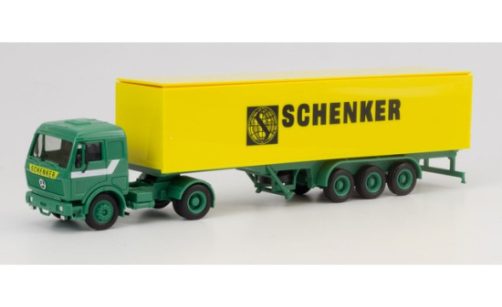 Herpa 310949 Mercedes-Benz S Koffer-Sattelzug 