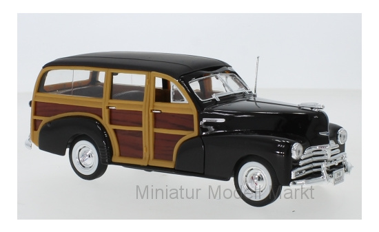 Welly WEL22083Brown Chevrolet Fleetmaster - dunkelbraun , Holzoptik - Vorbestellung 1:24