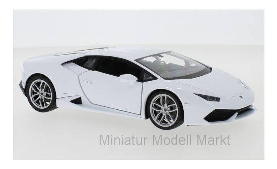 Welly WEL24056white Lamborghini Huracan LP 610-4 - weiss - Vorbestellung 1:24