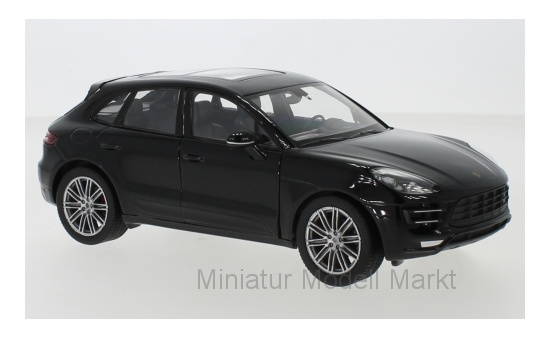 Welly WEL24047black Porsche Macan Turbo - schwarz - Vorbestellung 1:24