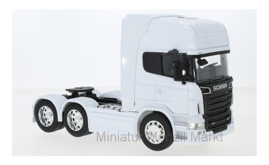 Welly WEL32670L-White Scania R730 V8 (6x4) - weiss - Vorbestellung 1:32