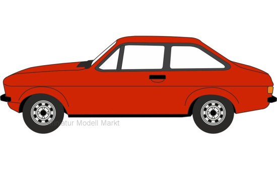 Oxford OXF76ESC001 Ford Escort MK II - rot 1:76