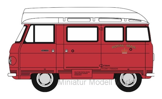 Oxford OXF76PB010 Commer PB Postbus - Royal Mail (Scotland) - Vorbestellung 1:76