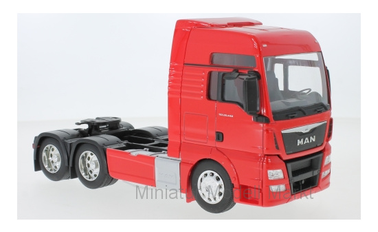 Welly WEL32650L-RED MAN TGX 26.440 (6x4) - rot - Vorbestellung 1:32