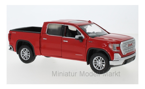 Motormax MOM79361RED GMC Sierra 1500 SLT Crew Cab - rot - Vorbestellung 1:24