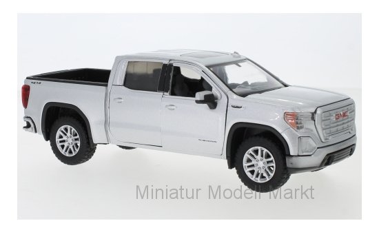 Motormax MOM79361SILVER GMC Sierra 1500 SLT Crew Cab - silber 1:24