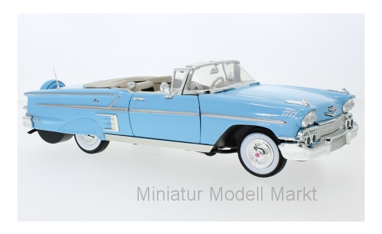 Motormax MOM73112LIGHT-BLUE Chevrolet Impala Convertible - hellblau - Vorbestellung 1:18