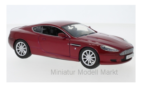 Motormax MOM73321RED Aston Martin DB9 - dunkelrot (Metallic) - Vorbestellung 1:24