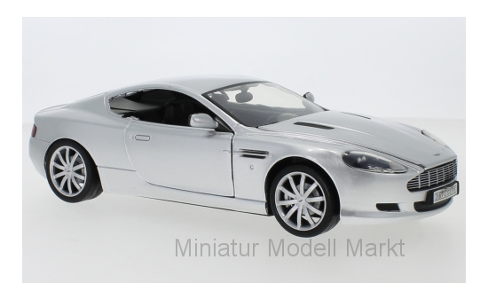 Motormax MOM73174SILVER Aston Martin DB9 - silber - Vorbestellung 1:18