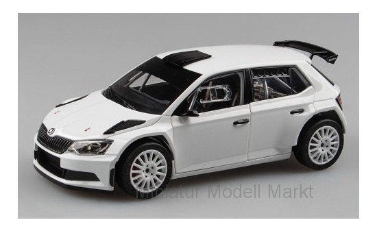 Abrex ABR118XAB-605E Skoda Fabia III R5 - weiss - Vorbestellung 1:18