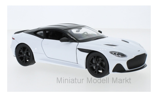 Welly WEL24095WHITE Aston Martin DBS Superleggera - weiss , schwarz - Vorbestellung 1:24