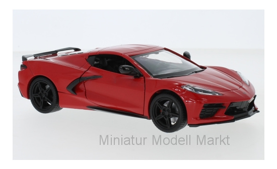 Motormax MOM79360RED Chevrolet Corvette C8 Stingray - rot 1:24