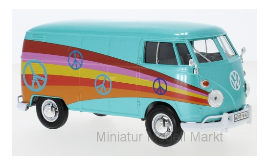 Motormax MOM79583 VW T1 Kasten - türkis (Metallic) , Dekor 1:24