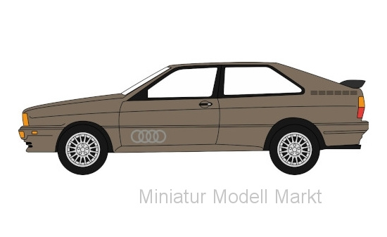 Oxford OXF76AQ003 Audi quattro - beige (Metallic) - Vorbestellung 1:76