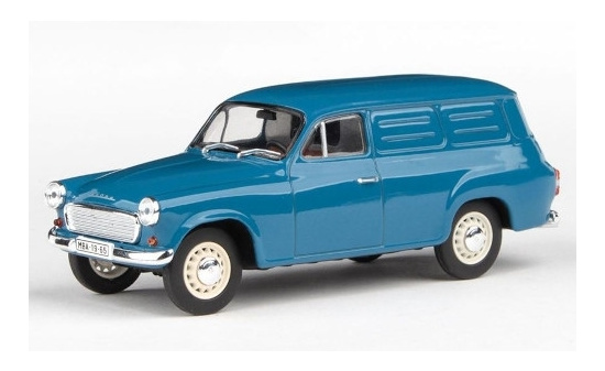 Abrex ABR143ABS-729MN Skoda 1202 Kasten - blau 1:43