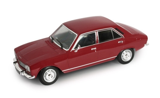 Welly WEL24001Maroon Peugeot 504 - dunkelbraun - Vorbestellung 1:24