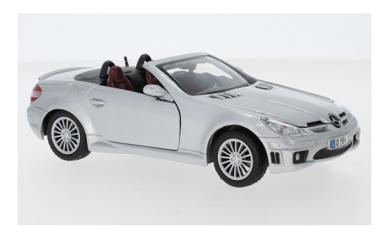 Motormax MOM73292SILVER Mercedes SLK 55 AMG (R171) - silber - Vorbestellung 1:24