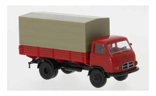 Brekina BRE43225 Borgward B 655 PP - rot , schwarz 1:87