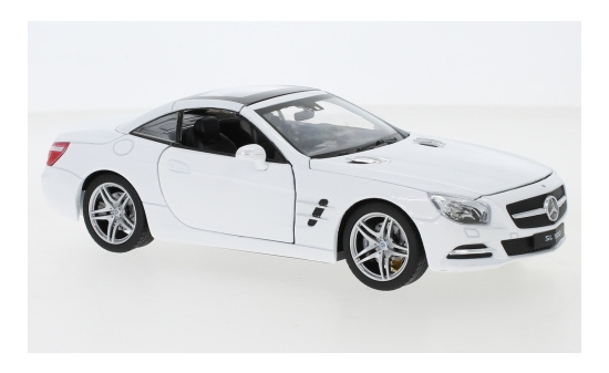 Welly WEL24041H-White Mercedes SL 500 (R231) - weiss - Vorbestellung 1:24