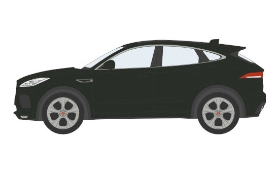 Oxford OXF76JEP003 Jaguar E-Pace - schwarz - Vorbestellung 1:76