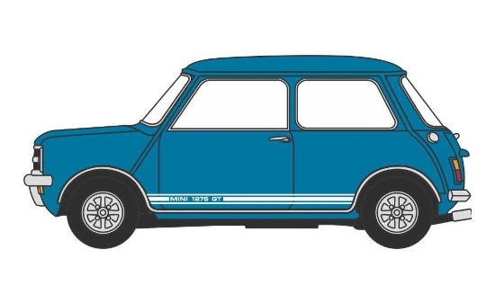 Oxford OXF76MINGT006 Mini 1275 GT - blau - Vorbestellung 1:76