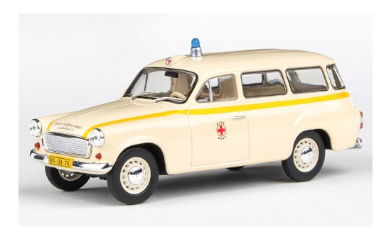 Abrex ABR143ABSX-728XO Skoda 1202 Ambulanz - Sanitka Zachranna Sluzba Praha (CZ) 1:43