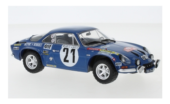 IXO IXO24RAL007B Alpine Renault A110 - Rallye Monte Carlo - J.P.Nicolas - M.Vial 1:24