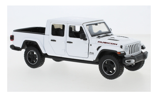 Motormax MOM79368WHITE Jeep Gladiator Rubicon - weiss 1:24