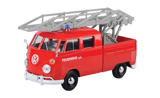 Motormax MOM79584 VW T1 Leiterwagen - rot - Feuerwehr - Vorbestellung 1:24