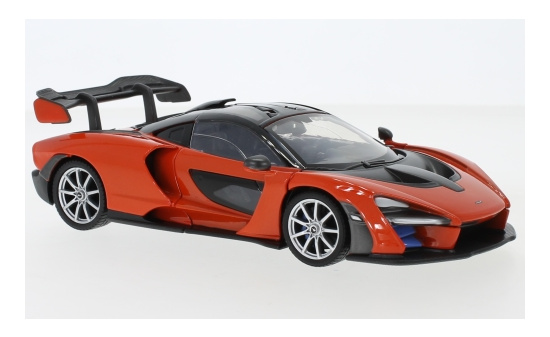 Motormax MOM79355ORANGE McLaren Senna - dunkelorange (Metallic) - Vorbestellung 1:24