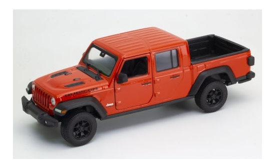 Welly WEL24103RED Jeep Gladiator Rubicon - rot 1:24