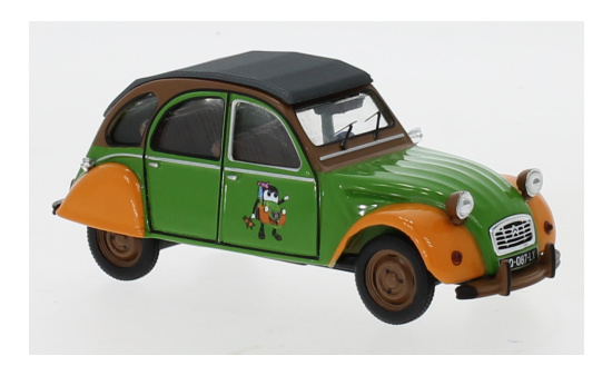 IXO IXOCLC374N Citroen 2 CV - grün , orange 1:43