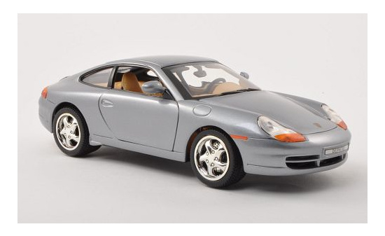 Motormax MOM73101GREY Porsche 911 (996) Carrera - grau - Vorbestellung 1:18